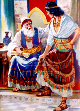 داود يوصى ابنه سليمان