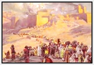 نبوخذنصر الملك يسبى بني اسرائيل إلى بابل