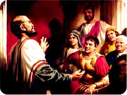 بطرس يعظ فى بيت كرنليوس